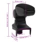 vidaXL Auto-Armlehne Schwarz 15x35x(30-47) cm ABS vidaXL Auto-Armlehne Schwarz 15x35x(30-47) cm ABS
