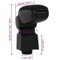 vidaXL Auto-Armlehne Schwarz 12x34x(35-47) cm ABS vidaXL Auto-Armlehne Schwarz 12x34x(35-47) cm ABS