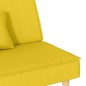 vidaXL Schlafsofa Hellgelb Stoff vidaXL Schlafsofa Hellgelb Stoff