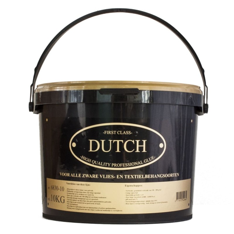 DUTCH WALLCOVERINGS Tapetenkleber für Schwere Tapeten 10 kg DUTCH WALLCOVERINGS Tapetenkleber für Schwere Tapeten 10 kg
