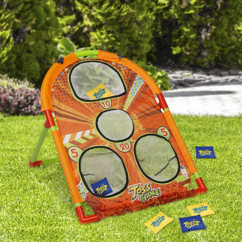 HI 7-tlg. Sandsack-Wurfspiel-Set für 2 Spieler Orange HI 7-tlg. Sandsack-Wurfspiel-Set für 2 Spieler Orange