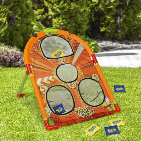 HI 7-tlg. Sandsack-Wurfspiel-Set für 2 Spieler Orange