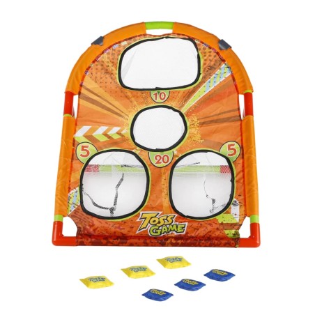 HI 7-tlg. Sandsack-Wurfspiel-Set für 2 Spieler Orange