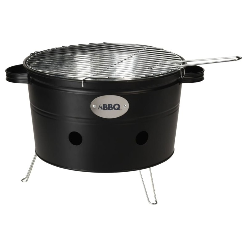 ProGarden Grilleimer mit 2 Griffen 34,5 cm Matt Schwarz ProGarden Grilleimer mit 2 Griffen 34,5 cm Matt Schwarz