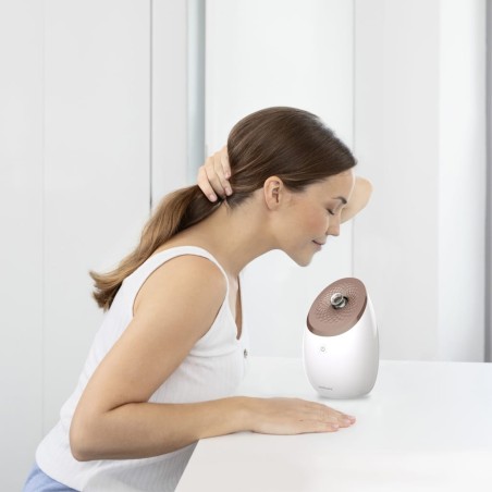 Medisana Nano-Ionen-Gesichtssauna DS 600 Weiß und Rotgolden
