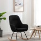 vidaXL Schaukelstuhl Schwarz Stoff vidaXL Schaukelstuhl Schwarz Stoff