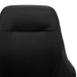 vidaXL Schaukelstuhl Schwarz Stoff vidaXL Schaukelstuhl Schwarz Stoff