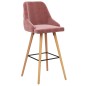 vidaXL Barhocker 2 Stk. Rosa Samt vidaXL Barhocker 2 Stk. Rosa Samt