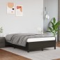 Bettgestell Schwarz 120x200 cm Kunstleder Bettgestell Schwarz 120x200 cm Kunstleder