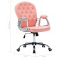 vidaXL Bürodrehstuhl Rosa Kunstleder vidaXL Bürodrehstuhl Rosa Kunstleder