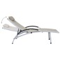 vidaXL Sonnenliege Aluminium Textilene Creme vidaXL Sonnenliege Aluminium Textilene Creme