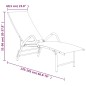 vidaXL Sonnenliege Textilene und Aluminium Taupe vidaXL Sonnenliege Textilene und Aluminium Taupe
