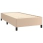 Bettgestell Cappuccino-Braun 100x200 cm Kunstleder Bettgestell Cappuccino-Braun 100x200 cm Kunstleder