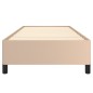 Bettgestell Cappuccino-Braun 100x200 cm Kunstleder Bettgestell Cappuccino-Braun 100x200 cm Kunstleder