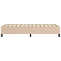 Bettgestell Cappuccino-Braun 100x200 cm Kunstleder Bettgestell Cappuccino-Braun 100x200 cm Kunstleder