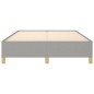 vidaXL Bettgestell ohne Matratze Hellgrau 140x190 cm Stoff vidaXL Bettgestell ohne Matratze Hellgrau 140x190 cm Stoff
