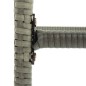 vidaXL Barhocker mit Kissen 3 Stk. Grau Poly Rattan vidaXL Barhocker mit Kissen 3 Stk. Grau Poly Rattan