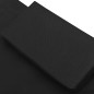 vidaXL Garten-Sonnenliege Stoff Schwarz vidaXL Garten-Sonnenliege Stoff Schwarz