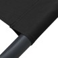 vidaXL Garten-Sonnenliege Stoff Schwarz vidaXL Garten-Sonnenliege Stoff Schwarz