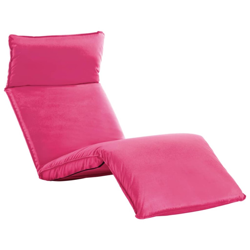 vidaXL Sonnenliege Klappbar Oxford-Gewebe Rosa vidaXL Sonnenliege Klappbar Oxford-Gewebe Rosa