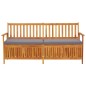 vidaXL Truhenbank mit Kissen 170 cm Massivholz Akazie vidaXL Truhenbank mit Kissen 170 cm Massivholz Akazie