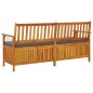 vidaXL Truhenbank mit Kissen 170 cm Massivholz Akazie vidaXL Truhenbank mit Kissen 170 cm Massivholz Akazie