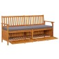 vidaXL Truhenbank mit Kissen 170 cm Massivholz Akazie vidaXL Truhenbank mit Kissen 170 cm Massivholz Akazie