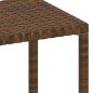 vidaXL Sonnenliegen 2 Stk. mit Tisch Poly Rattan Braun vidaXL Sonnenliegen 2 Stk. mit Tisch Poly Rattan Braun