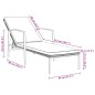 vidaXL Sonnenliegen 2 Stk. mit Tisch Poly Rattan Braun vidaXL Sonnenliegen 2 Stk. mit Tisch Poly Rattan Braun