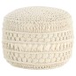 vidaXL Makramee Sitzpuff Handgefertigt 45 x 30 cm Baumwolle vidaXL Makramee Sitzpuff Handgefertigt 45 x 30 cm Baumwolle