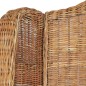 vidaXL Sessel mit Kissen Hellbraun Natürliches Rattan und Leinen vidaXL Sessel mit Kissen Hellbraun Natürliches Rattan und Leinen