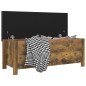 vidaXL Sitzbank mit Stauraum und Kissen Räuchereiche 105x40x45cm vidaXL Sitzbank mit Stauraum und Kissen Räuchereiche 105x40x45cm