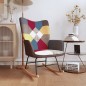 vidaXL Schaukelstuhl Patchwork Stoff vidaXL Schaukelstuhl Patchwork Stoff