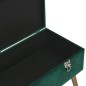 vidaXL Bank mit Staufach 80 cm Grün Samt vidaXL Bank mit Staufach 80 cm Grün Samt