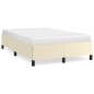 Bettgestell Creme 120x200 cm Kunstleder Bettgestell Creme 120x200 cm Kunstleder