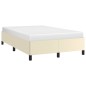 Bettgestell Creme 120x200 cm Kunstleder Bettgestell Creme 120x200 cm Kunstleder