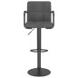 vidaXL Barhocker 2 Stk. Dunkelgrau Samt vidaXL Barhocker 2 Stk. Dunkelgrau Samt