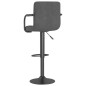 vidaXL Barhocker 2 Stk. Dunkelgrau Samt vidaXL Barhocker 2 Stk. Dunkelgrau Samt