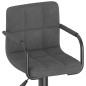 vidaXL Barhocker 2 Stk. Dunkelgrau Samt vidaXL Barhocker 2 Stk. Dunkelgrau Samt