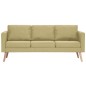 vidaXL 3-Sitzer-Sofa Stoff Grün vidaXL 3-Sitzer-Sofa Stoff Grün