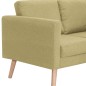 vidaXL 3-Sitzer-Sofa Stoff Grün vidaXL 3-Sitzer-Sofa Stoff Grün