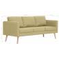 vidaXL 3-Sitzer-Sofa Stoff Grün vidaXL 3-Sitzer-Sofa Stoff Grün