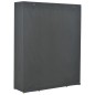 vidaXL Kleiderschrank Grau 135 x 40 x 170 cm Stoff vidaXL Kleiderschrank Grau 135 x 40 x 170 cm Stoff