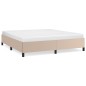 vidaXL Bettgestell Cappuccino-Braun 160x200 cm Kunstleder vidaXL Bettgestell Cappuccino-Braun 160x200 cm Kunstleder
