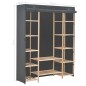 vidaXL Kleiderschrank Grau 135 x 40 x 170 cm Stoff vidaXL Kleiderschrank Grau 135 x 40 x 170 cm Stoff