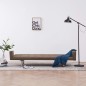 vidaXL Schlafsofa mit Armlehnen Braun Polyester vidaXL Schlafsofa mit Armlehnen Braun Polyester