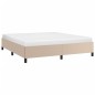 vidaXL Bettgestell Cappuccino-Braun 160x200 cm Kunstleder vidaXL Bettgestell Cappuccino-Braun 160x200 cm Kunstleder