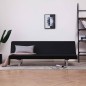 vidaXL Schlafsofa Schwarz Polyester vidaXL Schlafsofa Schwarz Polyester