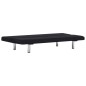vidaXL Schlafsofa Schwarz Polyester vidaXL Schlafsofa Schwarz Polyester