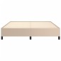 vidaXL Bettgestell Cappuccino-Braun 160x200 cm Kunstleder vidaXL Bettgestell Cappuccino-Braun 160x200 cm Kunstleder